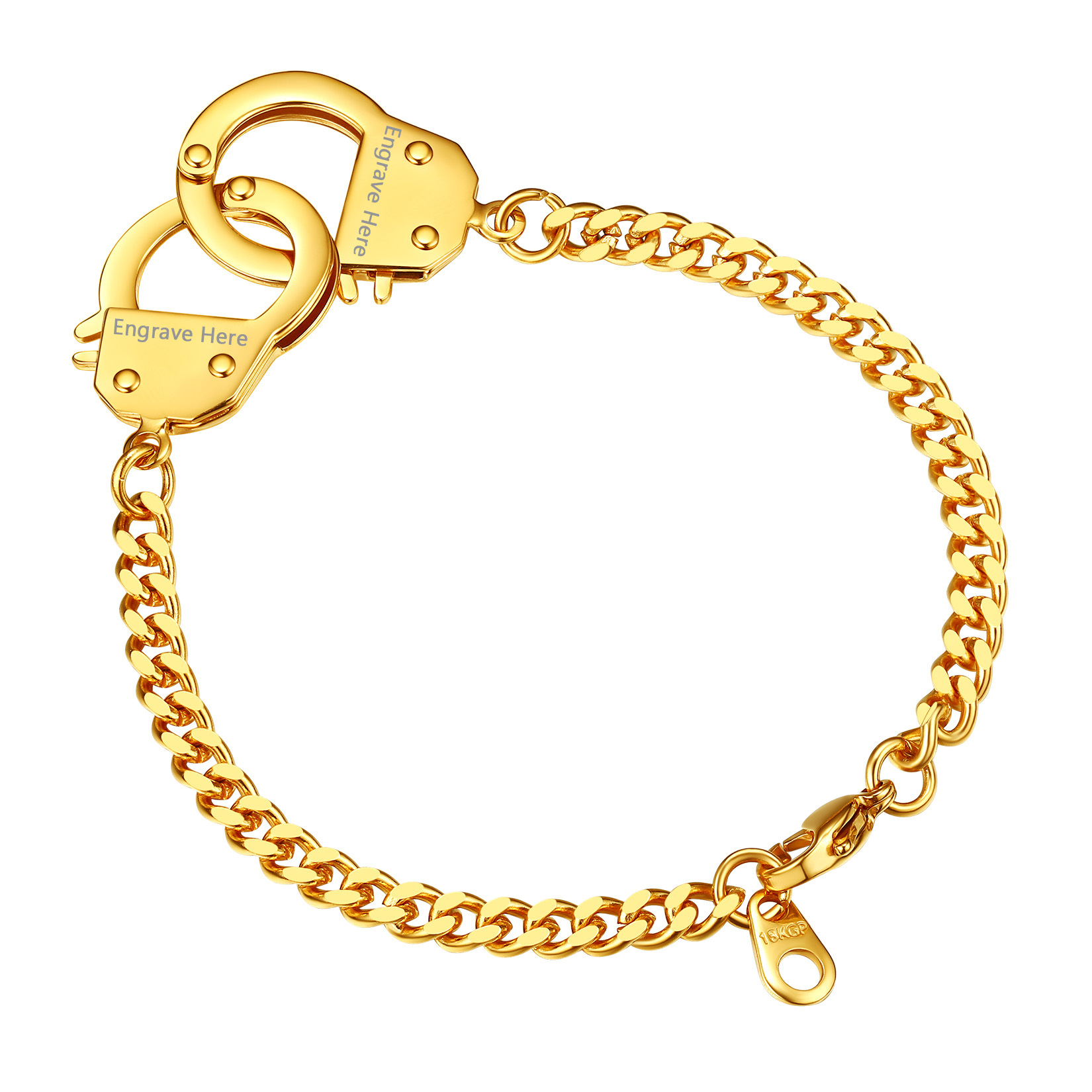 Stainless Steel Handcuff Bracelets