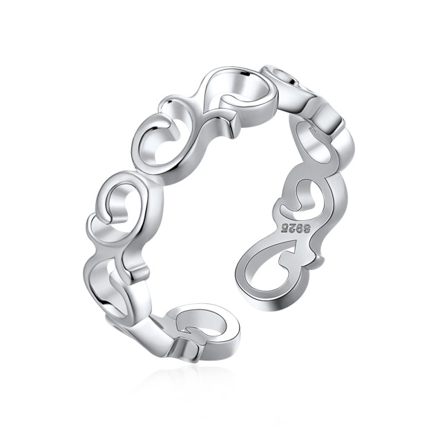 Womens Silver Rings Adjustable