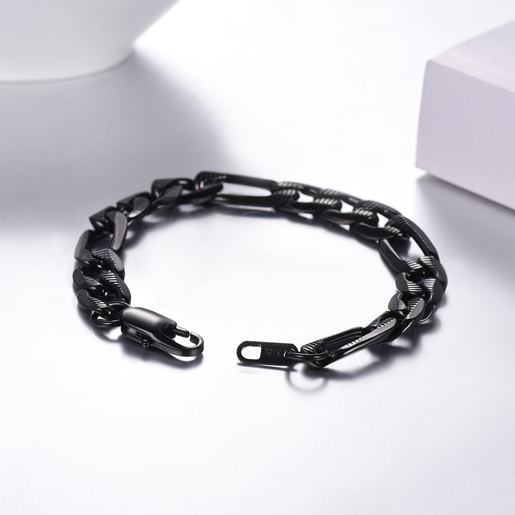 10mm Stainless Steel Figro Bracelet