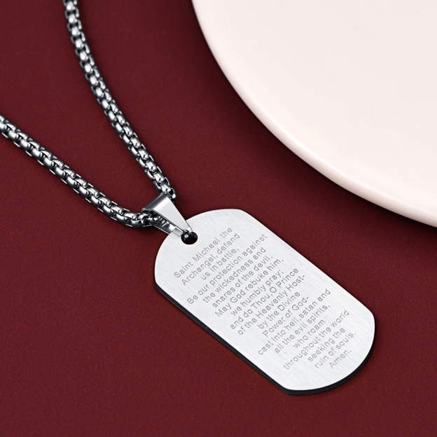 Saint Michael Pendant Necklace