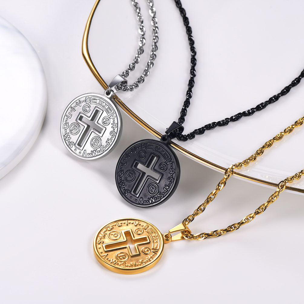 St Benedict Cross Pendant Jewelry