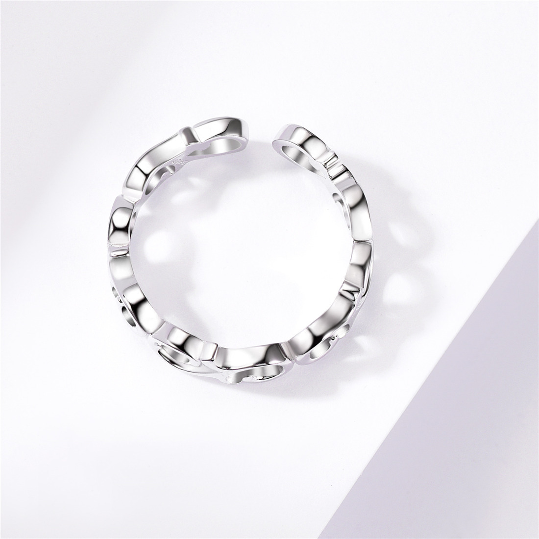 Womens Silver Rings Adjustable