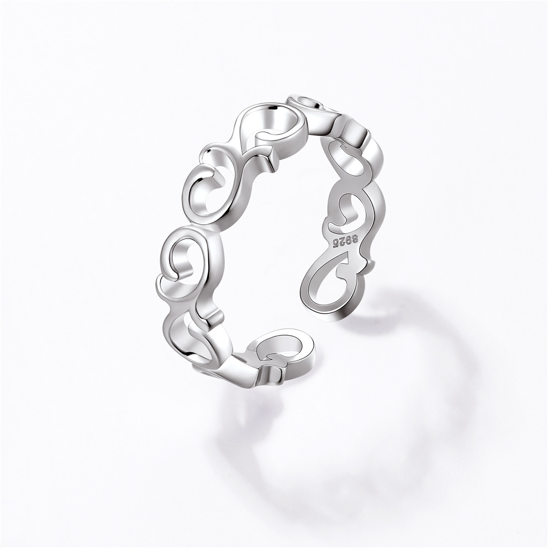 Womens Silver Rings Adjustable