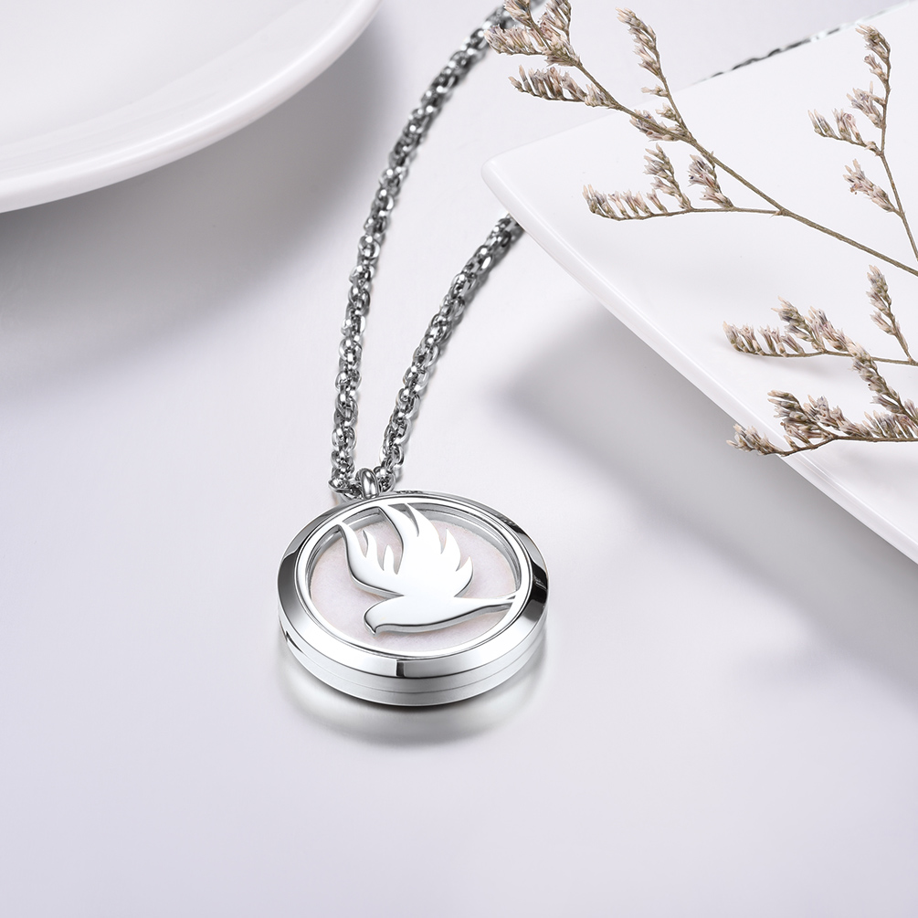 Flying Bird Diffuser Necklace