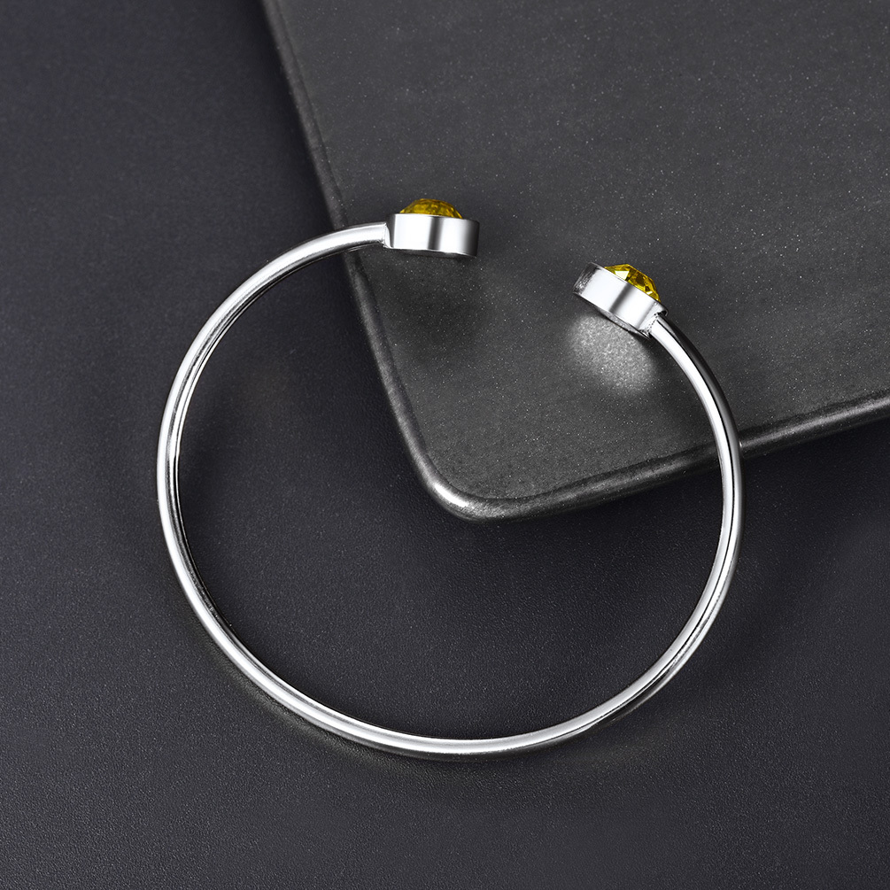 Birthstone Cuff Bracelet