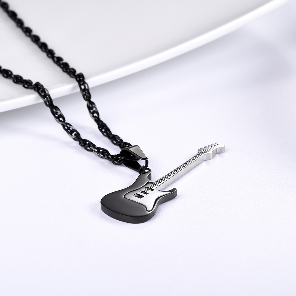 Guitar Necklace for Men Women
