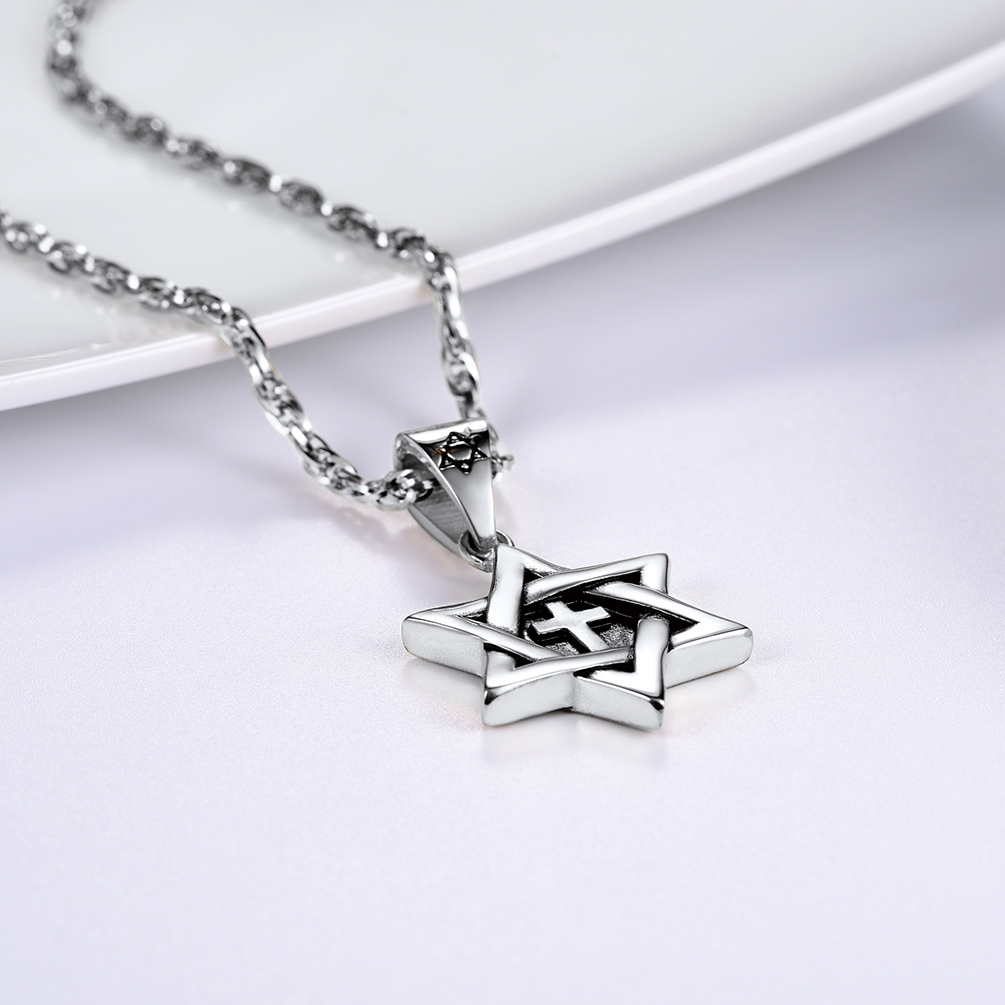 Jewish Stainless Steel Necklace