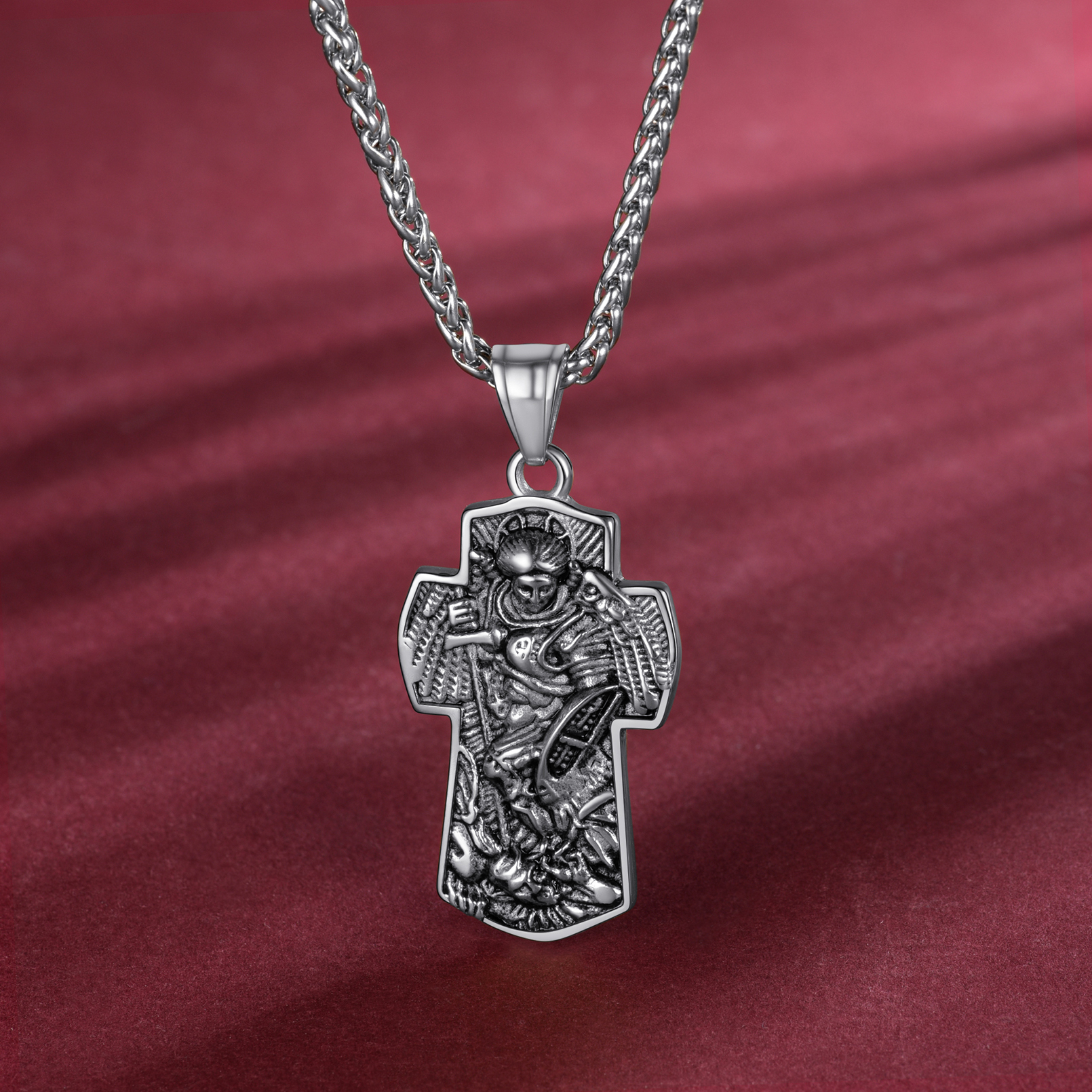 Gold Plated Cross Pendant Necklace