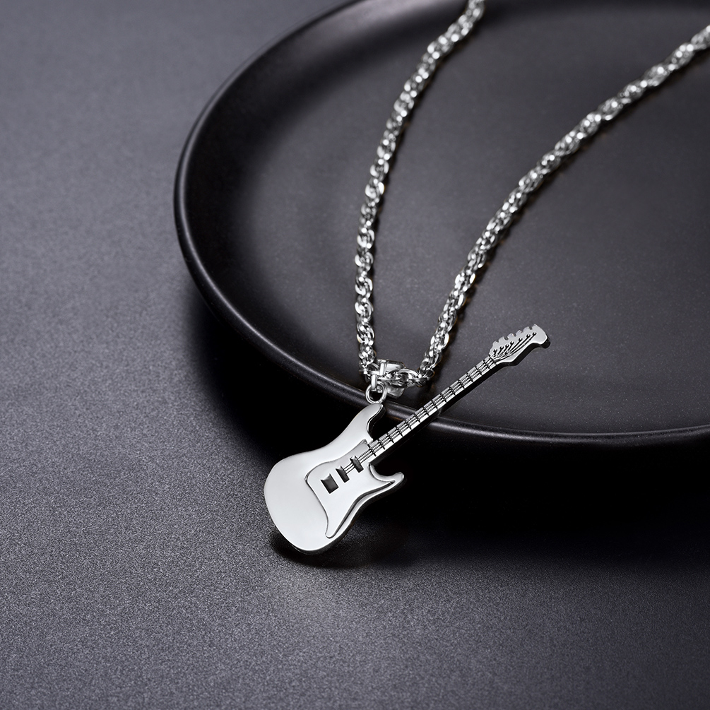 Guitar Necklace for Men Women