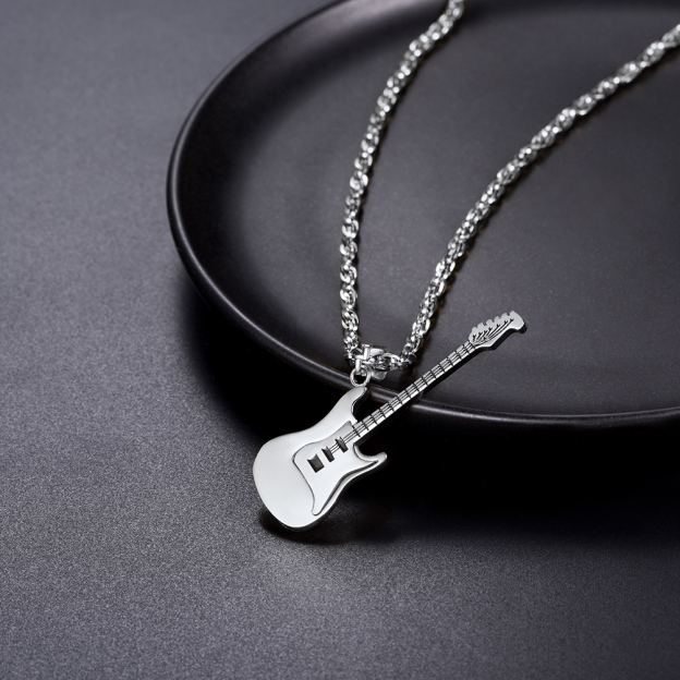 Guitar Necklace for Men Women