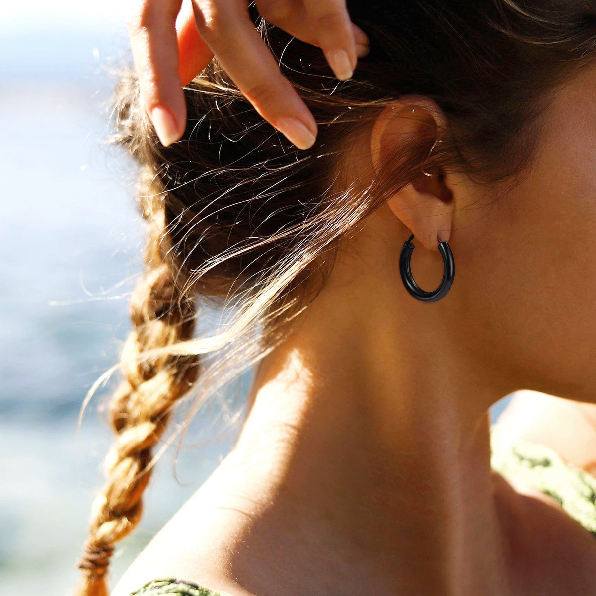 Hypoallergenic Gold Hoop Earrings