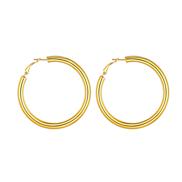 Hypoallergenic Gold Hoop Earrings
