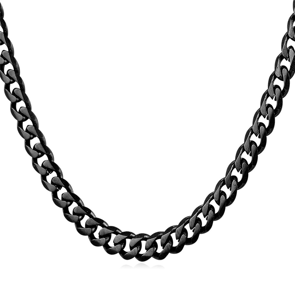 Black Stainless Steel Cuban Chains