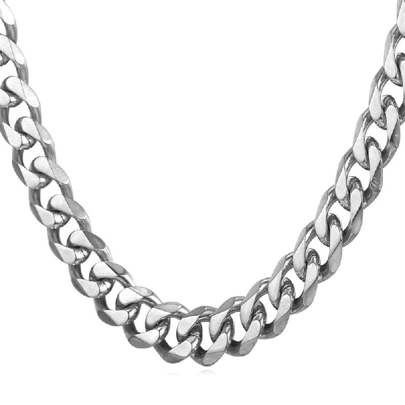 Miami Cuban Chain on White Background