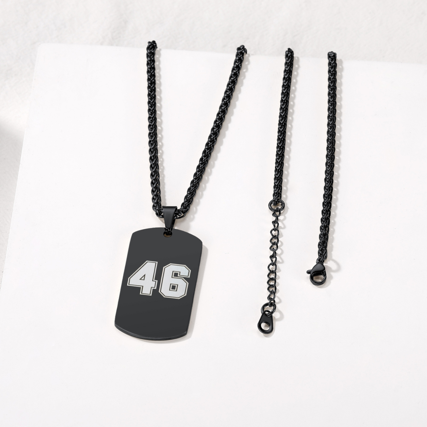Custom Engraved Dogtag Necklace