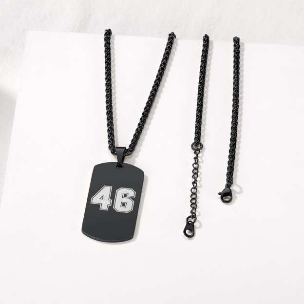 Custom Engraved Dogtag Necklace