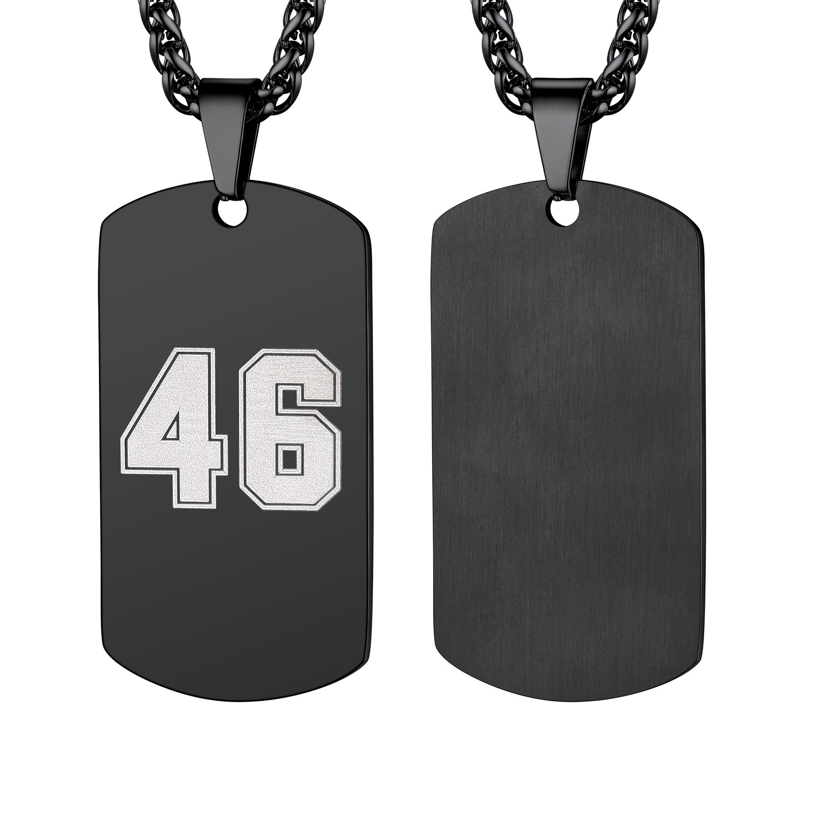 Custom Engraved Dogtag Necklace
