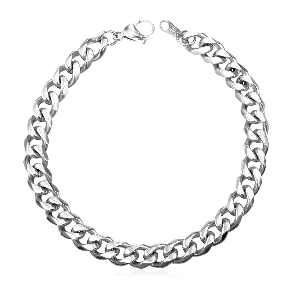 Cuban Link Stainless Steel Bracelets for Men