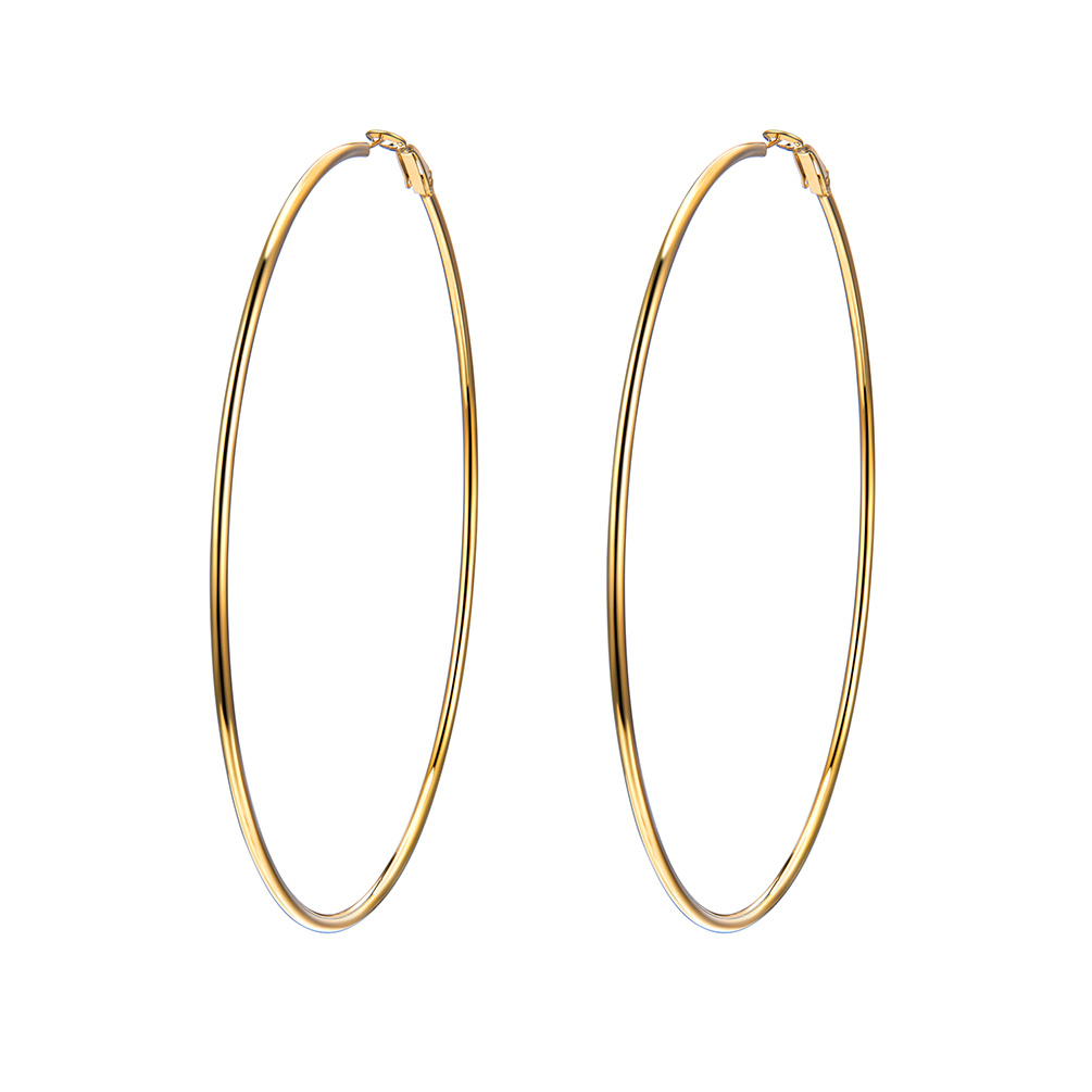 18K Gold Plated Hoop Earrings