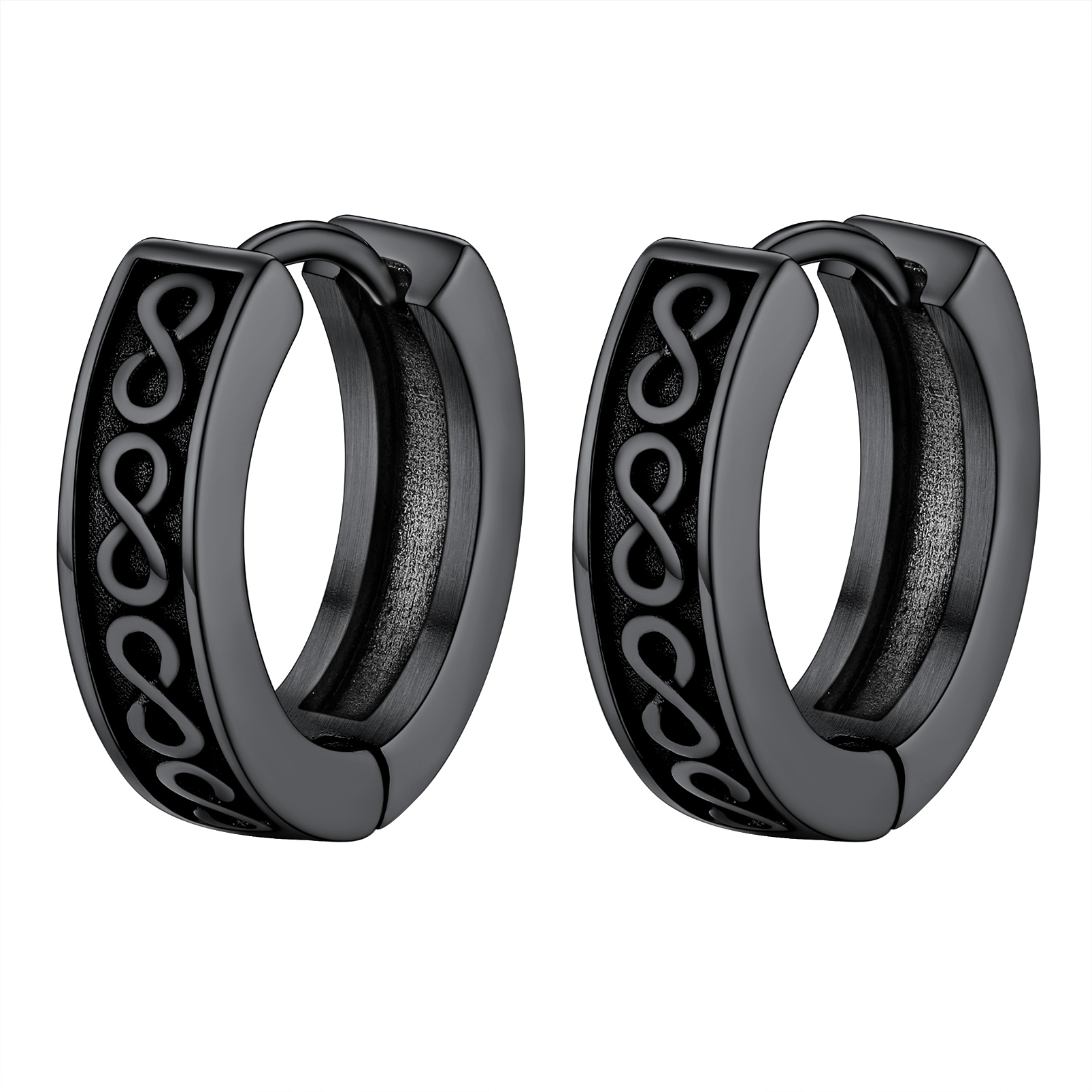 Infinity Symbol Hoop Earrings