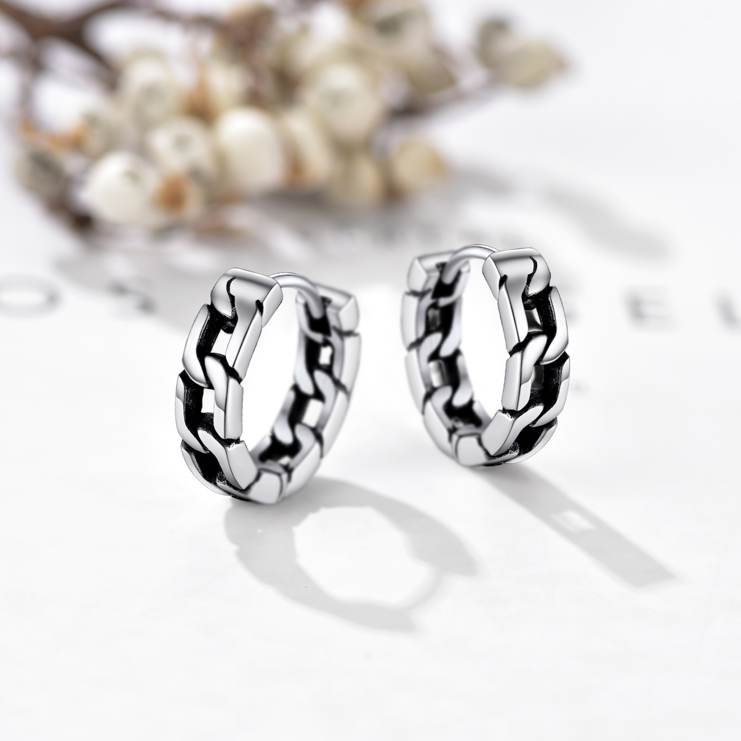 Hypoallergenic Men's Hoop Earrings