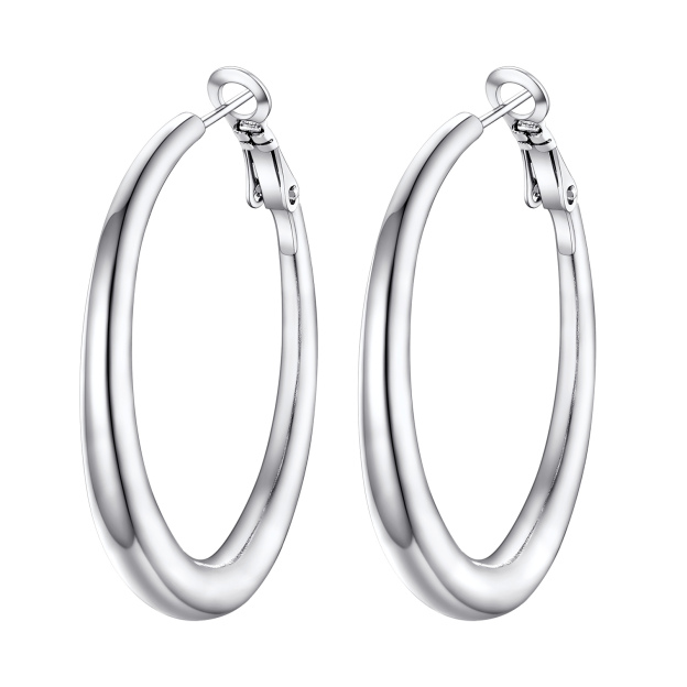 40mm Women's Hoop Earrings