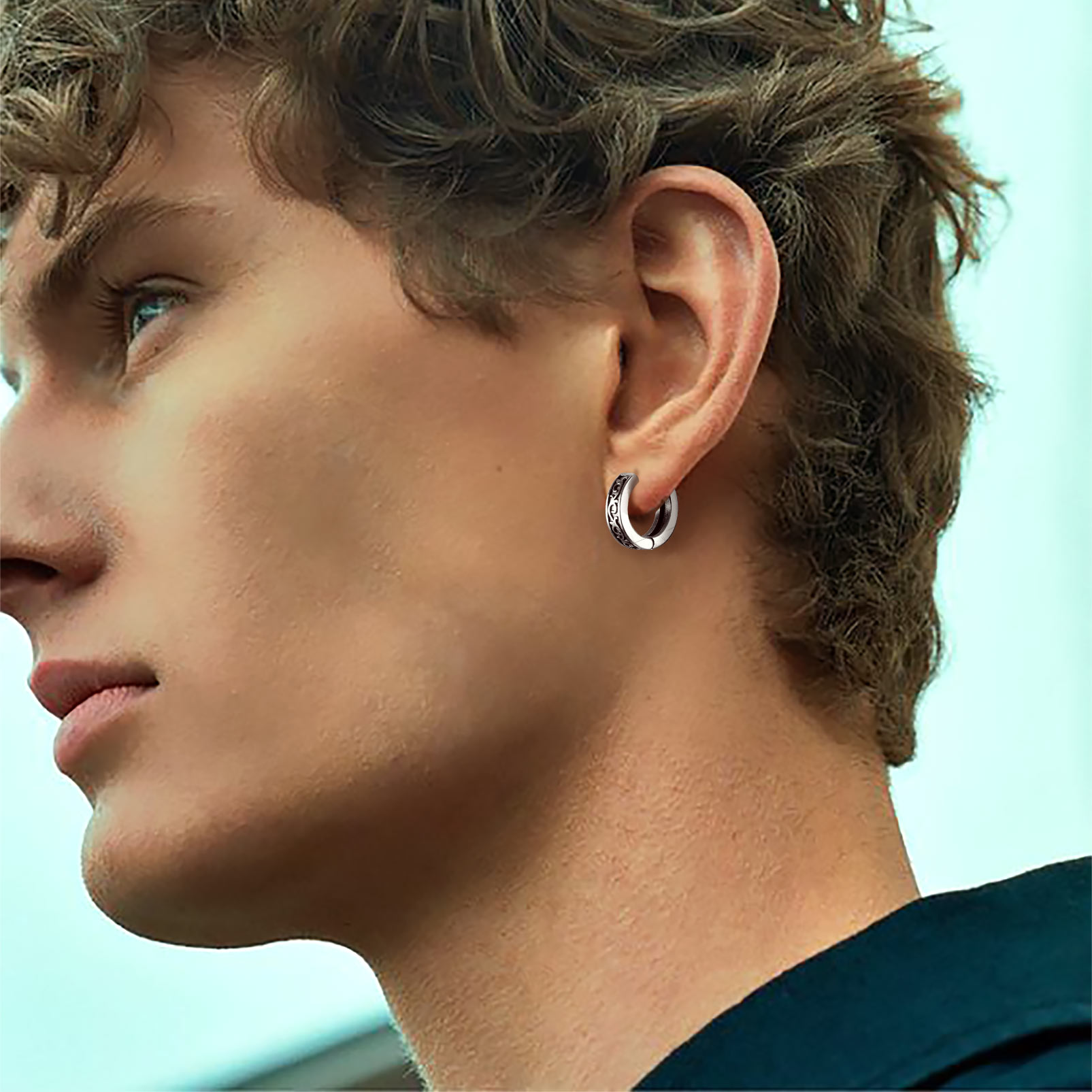 Men's Vintage Hoop Earrings