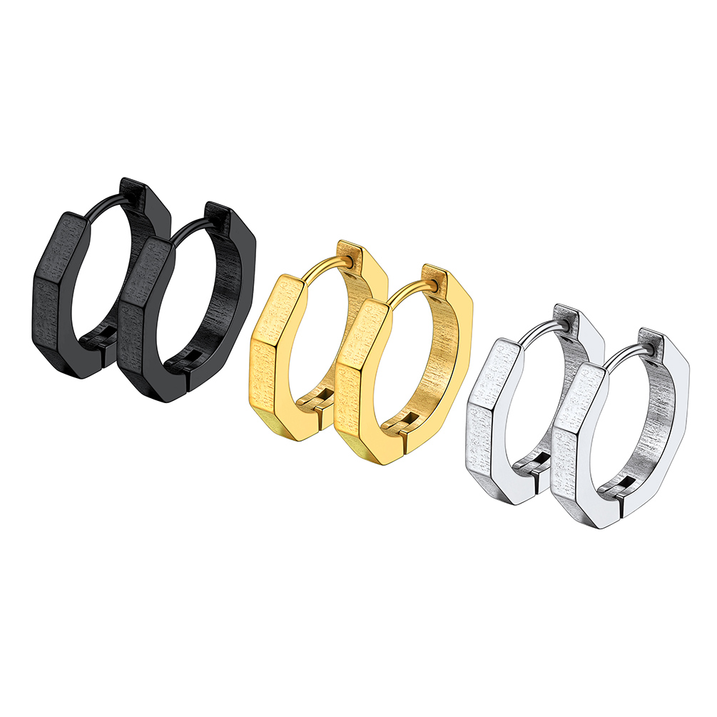 Chunky Earrings for Men Women