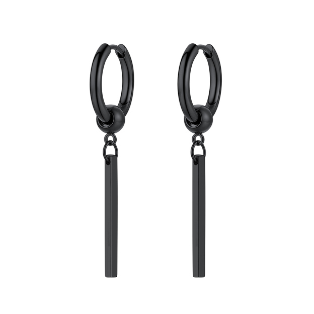 Long Dangle Geometric Earrings