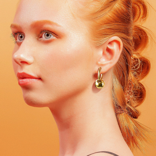 Baseball Softball Hoop Earrings