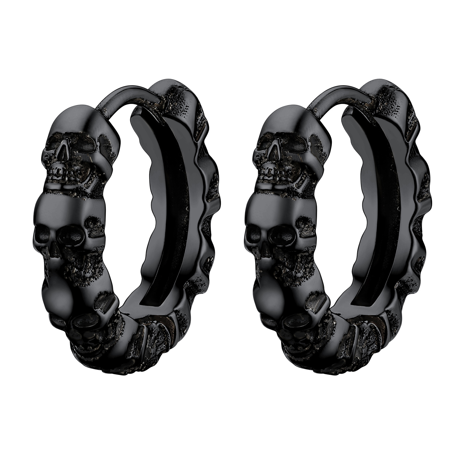 Gothic Small Hoop Earrings