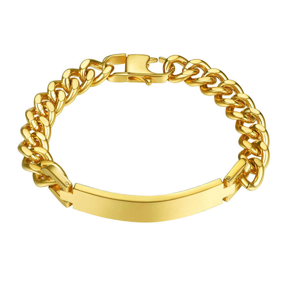 18K Gold Cuban Link Bracelet