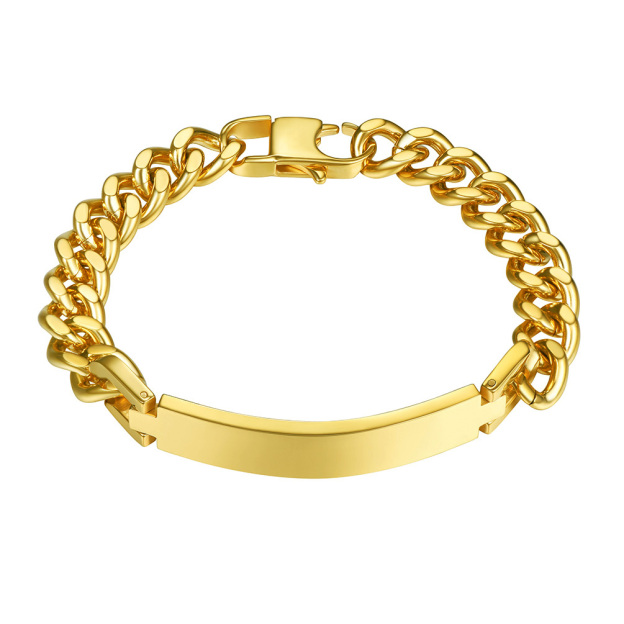 18K Gold Cuban Link Bracelet