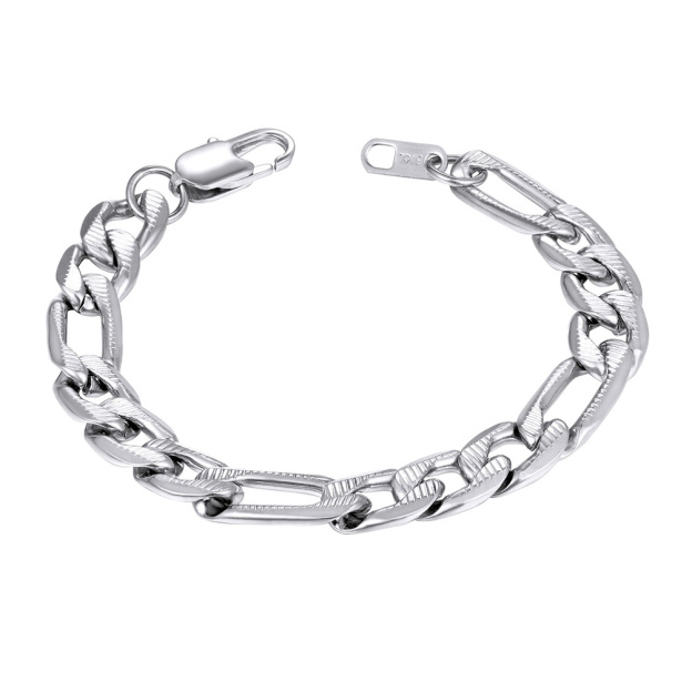 10mm Stainless Steel Figro Bracelet
