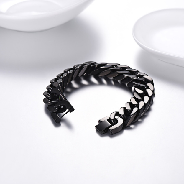 17mm Cuban Chain Bracelet