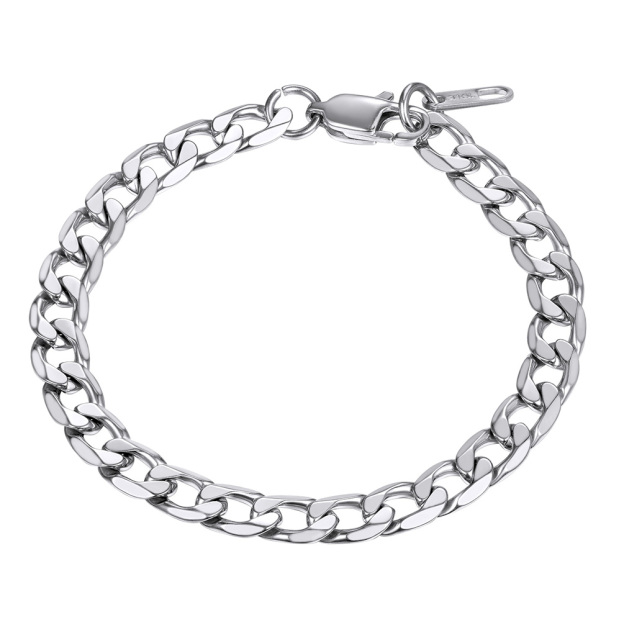 6mm Cuban Stainless Steel Bracelets