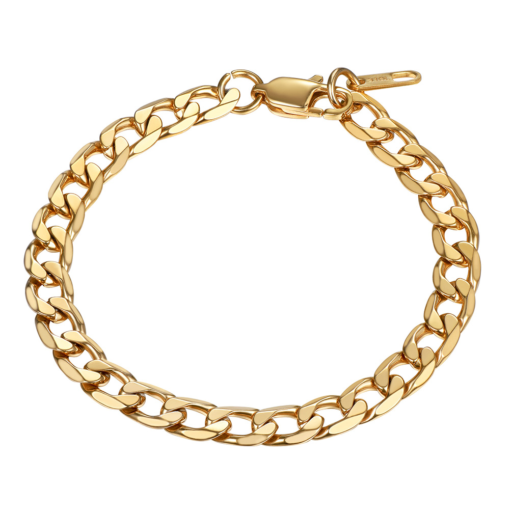 6mm Cuban Stainless Steel Bracelets