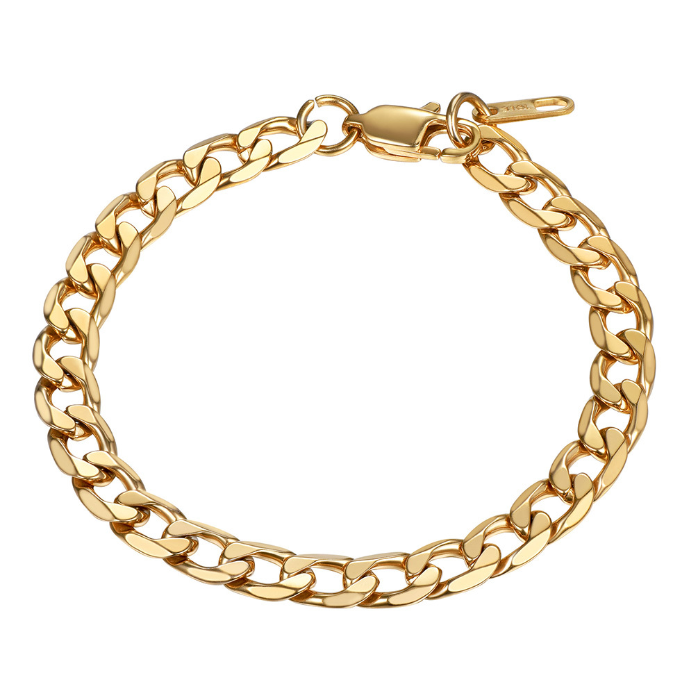 6mm Cuban Stainless Steel Bracelets