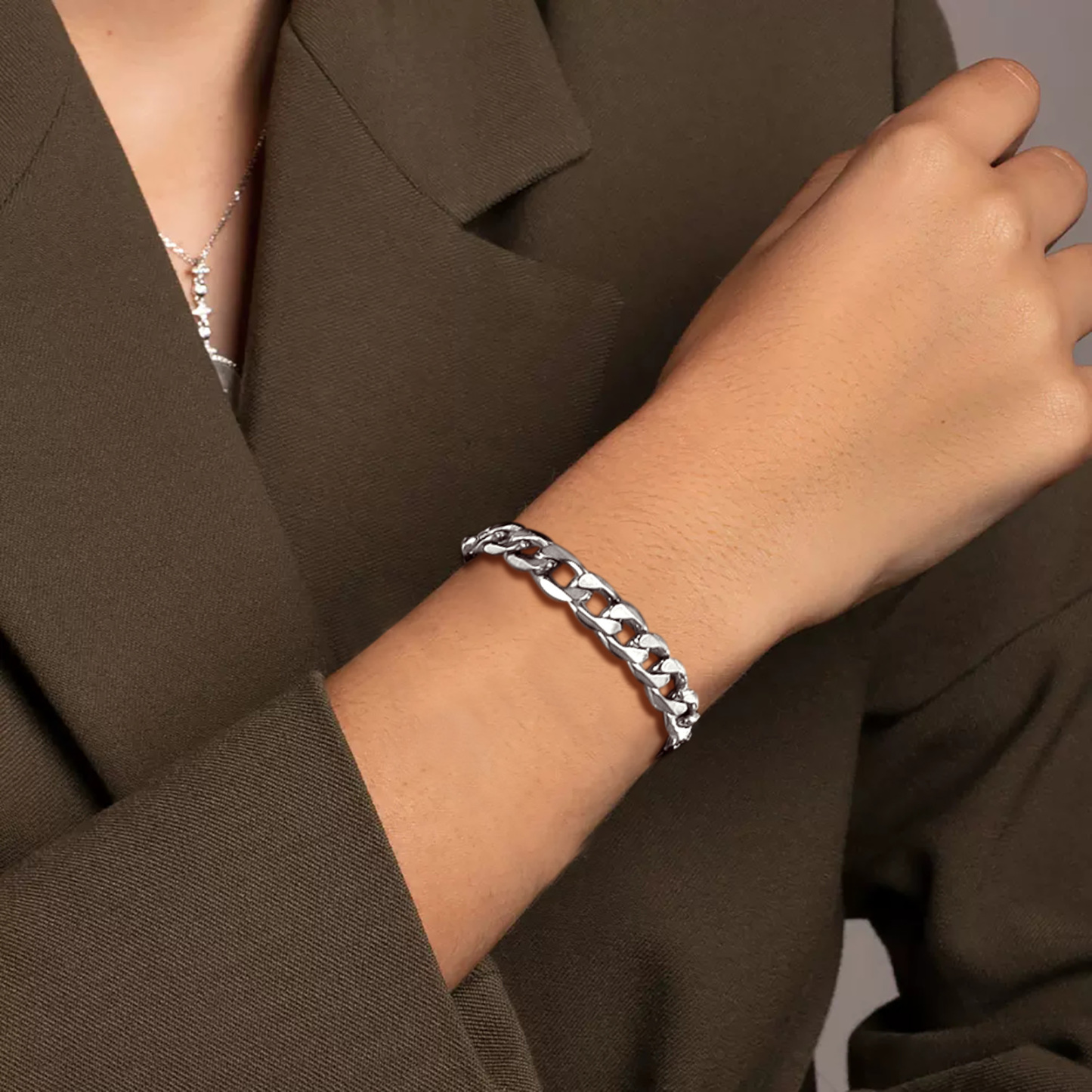 8mm Cuban Link Bracelet 