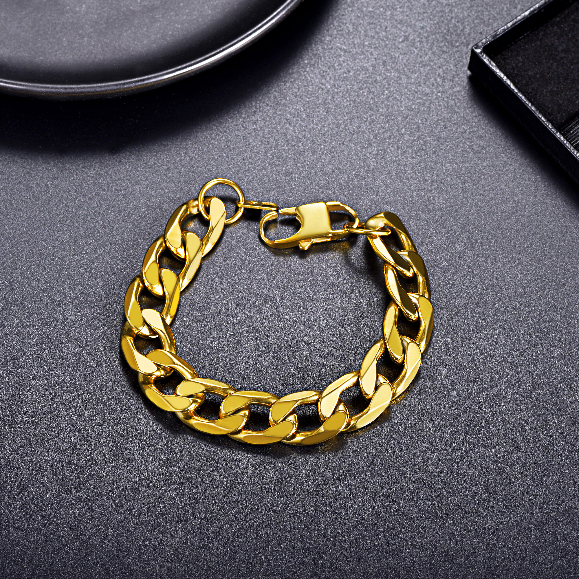 Cuban Link Stainless Steel Bracelet