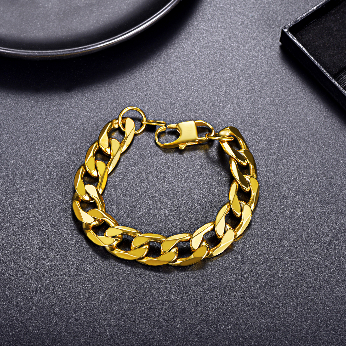 Cuban Link Stainless Steel Bracelet