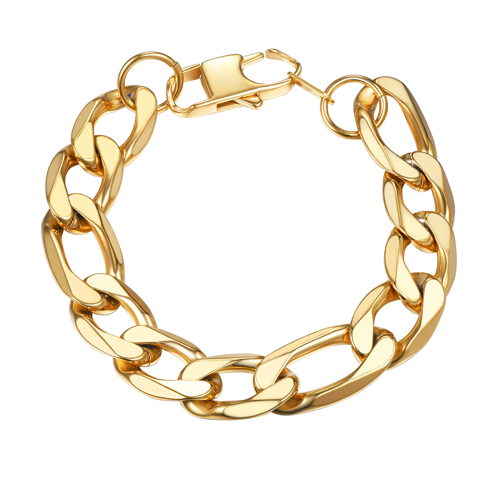 13mm Stainless Steel Men's Figaro Bracelets