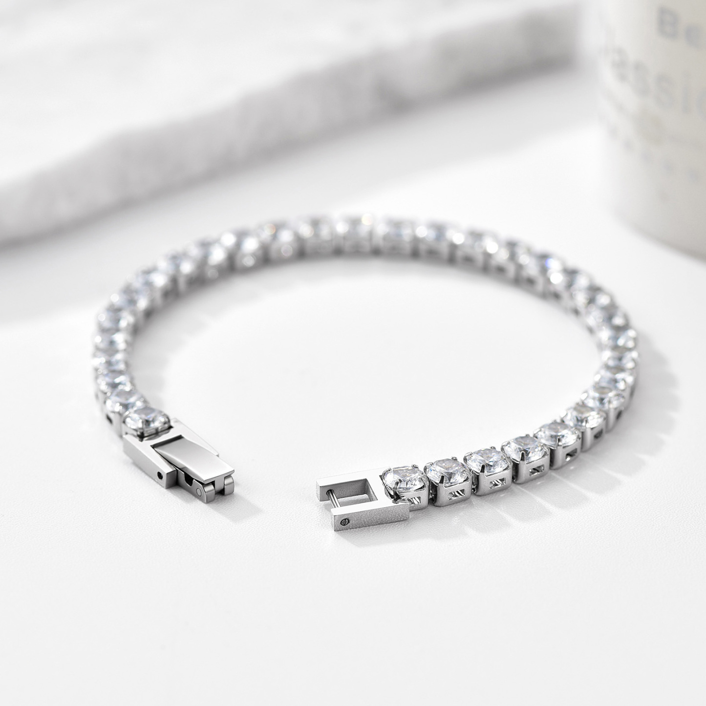 Iced Out Tennis Crystal Bracelet