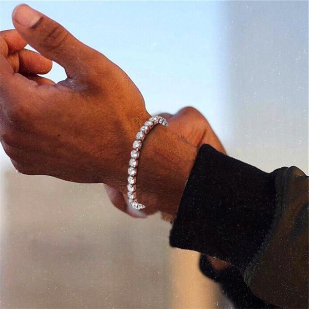 Iced Out Tennis Crystal Bracelet
