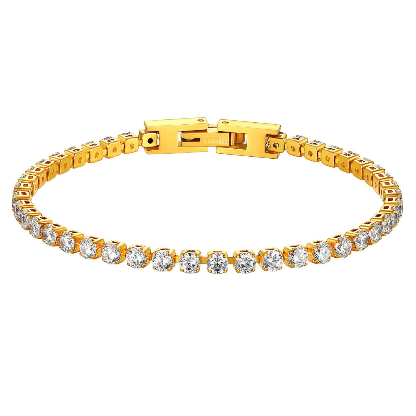 Iced Out Tennis Crystal Bracelet