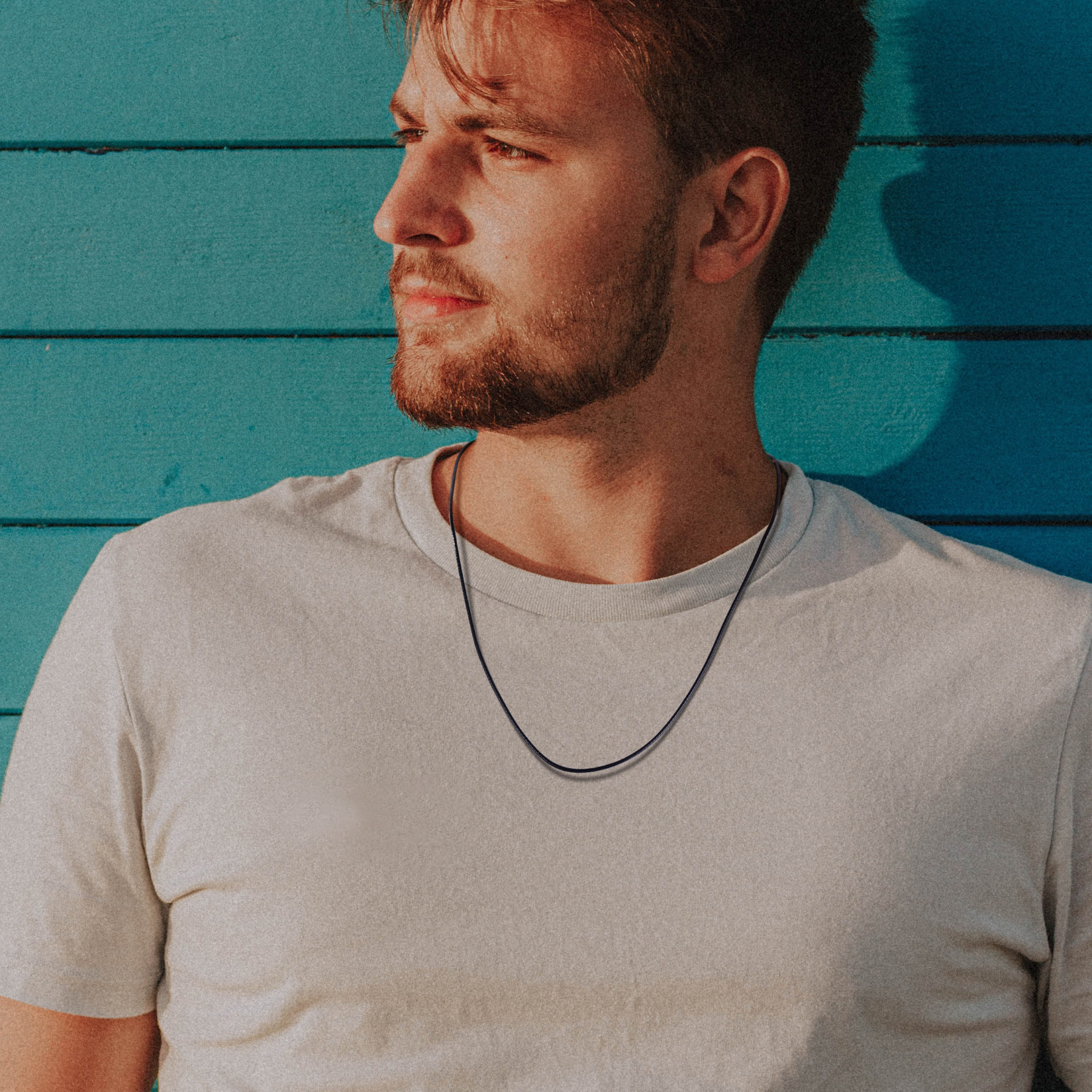 Leather String Rope Necklace Chain