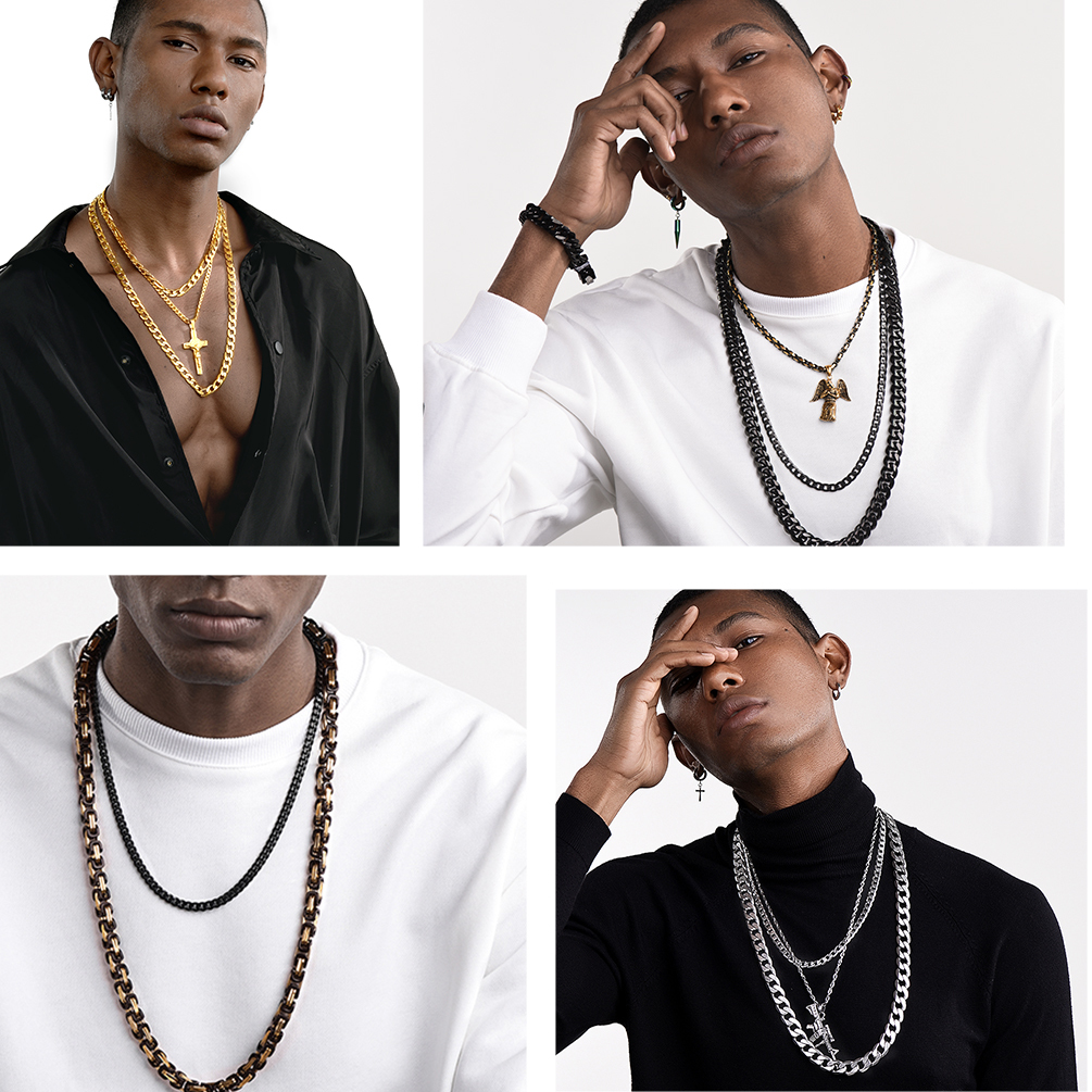 Cuban Link Chain Plain Necklace