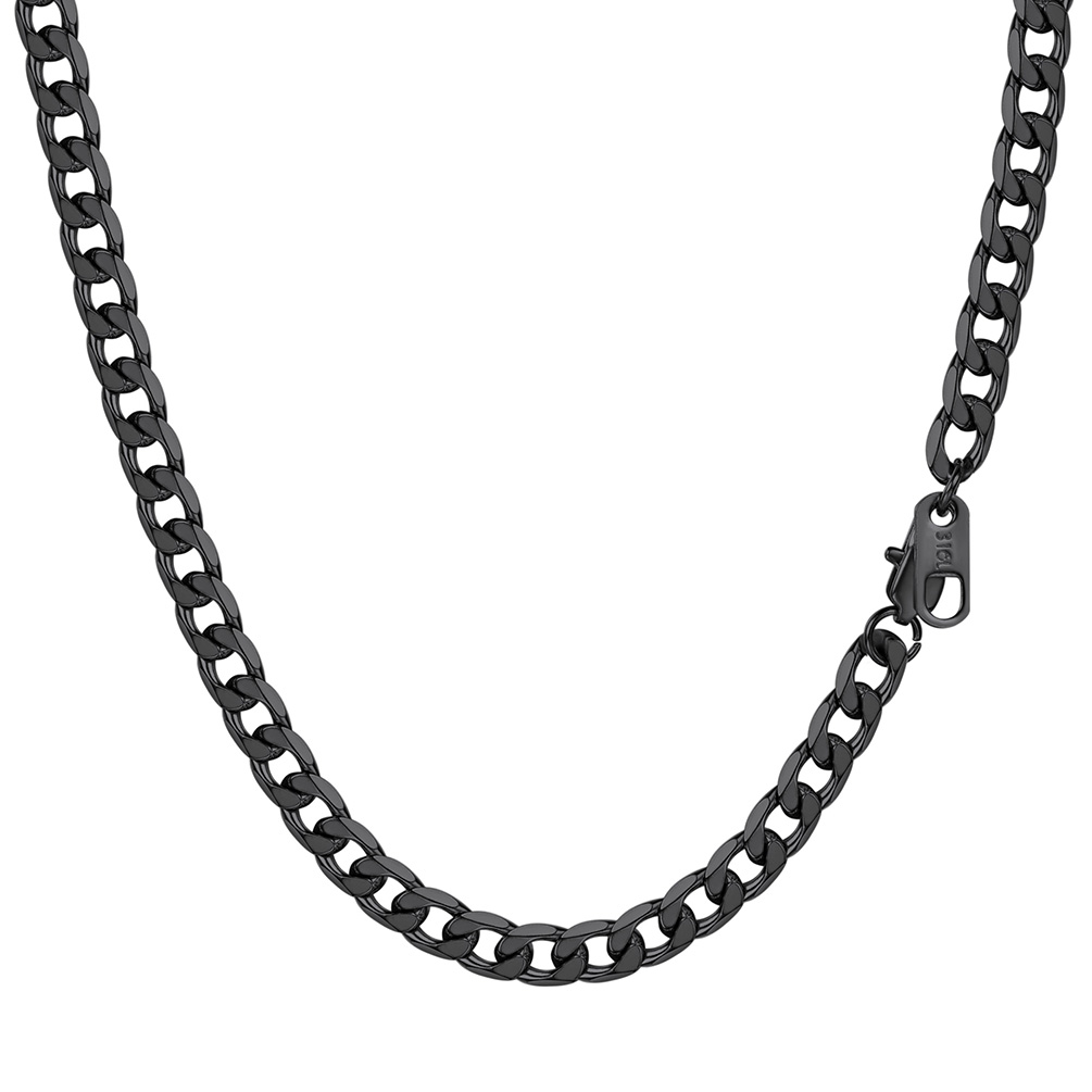 Cuban Link Chain Plain Necklace