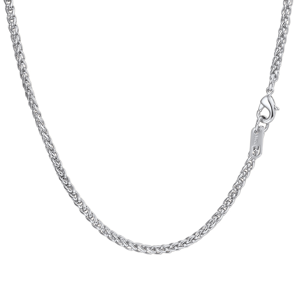 Twisted Necklace Wheat Chain for Men