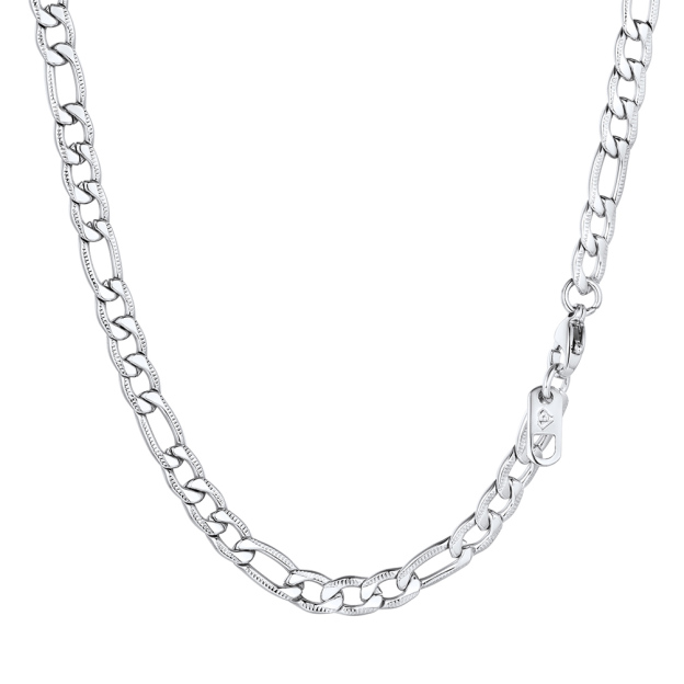 5mm Stainless Steel Figaro Chain 